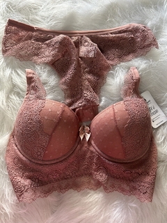 Conjunto Lingerie calcinha fio duplo 2217