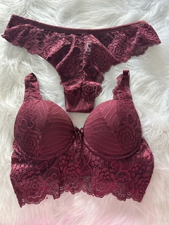 Conjunto Lingerie calcinha fio duplo 2217 na internet