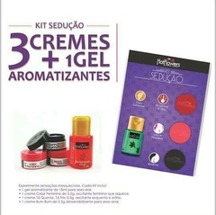 KIT SEDUÇÃO 3 CREMES E 1 GEL HOT FLOWERS - loja online