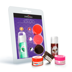 KIT SEDUÇÃO 3 CREMES E 1 GEL HOT FLOWERS - comprar online