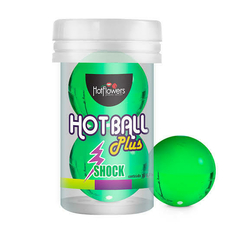 HOT BALL PLUS SHOCK- Provoca na pele uma sensação Vibrante e eletrizante. Código 653600 na internet