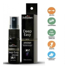 Deep Easy Loção Spray Excita e Aquece 12ml Hot Flowers - comprar online