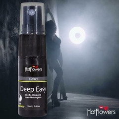 Deep Easy Loção Spray Excita e Aquece 12ml Hot Flowers