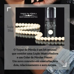 KIT COLAR DE PEROLA E LUBRIFICANTE DE SILICONE - Doce desejo