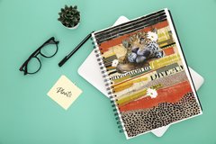 CUADERNO RAYADO LEOPARDO - comprar online