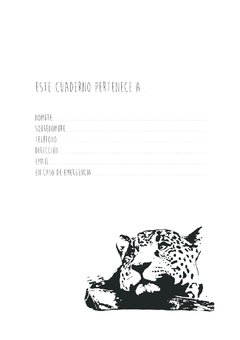 CUADERNO RAYADO LEOPARDO - tienda online