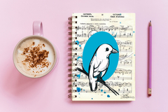 CUADERNO RAYADO PÁJAROS