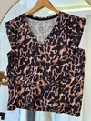 Remera Print Cuello V