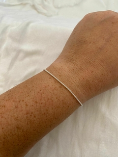 Pulseira Pipoca 1mm em Prata 925 na internet