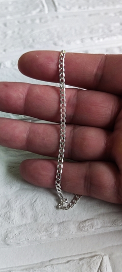 Pulseira Grumet 2,5mm em Prata 925 21cm na internet