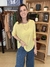 Blusa Márcia Ombro Amarelo Manteiga - loja online