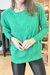 Blusa Trico Modal Fabiola Verde - TAM G - Lu Blue Brasil