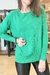 Blusa Trico Modal Fabiola Verde - TAM G - loja online