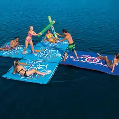 Plataforma Inflable Wow Water Mat Isla Para 3 Personas en internet