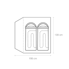 Carpa Coleman 2.0 Darwin + 2 Personas Impermeable en internet