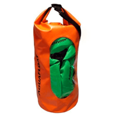 Bolsa Estanco Aquafloat Naranja Con Ventana 25 Lts