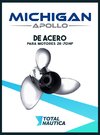 Hélice Michigan Apollo Acero Mercury/yamaha/hon/suzu 25-70hp - comprar online