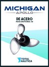 Hélice Michigan Apollo Acero Evinrude/mercury/yamaha V4 - comprar online