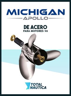 Hélice Michigan Apollo Acero Evinrude/mercury/yamaha V6 - comprar online