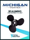 Hélice Michigan Vortex Aluminio Evinrude/mercury/yamaha/ 9.9 A 35hp - comprar online