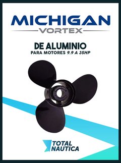 Hélice Michigan Vortex Aluminio Evinrude/mercury/yamaha/ 9.9 A 35hp - comprar online