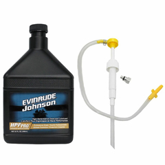 Kit Aceite De Pata Evinrude Johnson Hpf Pro + Bomba Manual