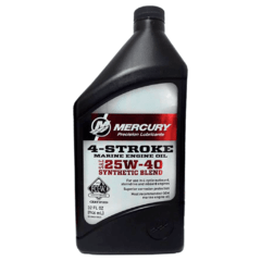 Aceite Mercury 4t 25w40 Semisintético 1 Litro