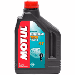 Aceite Náutico Motul Outboard Tech 4t 10w40 X 2 Litros