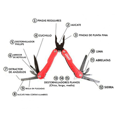 Pinza Multifunción Multiuso Coleman Rugged 15 En 1 en internet