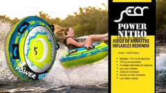 Juego Inflable Arrastre Sear Power Nitro Redondo 1 Persona - comprar online