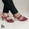 Scarpin Slingback Red Cherry