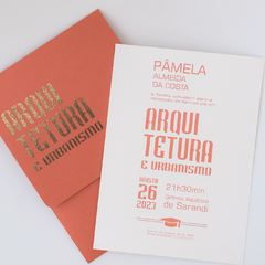 Convite de Formatura - Pamela
