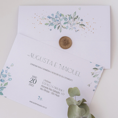 Convite de Casamento - Augusta e Maiquel