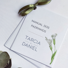 Paleta/manual de Cores para Padrinhos - Tarcia e Daniel