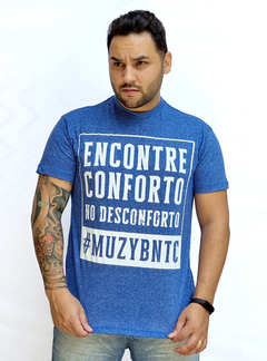 T-Shirt - Conforto no Desconforto - Azul