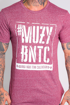T-Shirt - BNTC - Mescla Bordô
