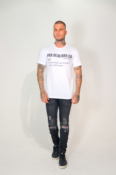 Camiseta - Perseverança Branca - comprar online