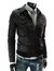 Ref 1063 Negro Chaqueta En Cuero