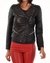 Chaqueta en cuero W102 Negro