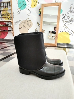 Botas negras de discount lluvia