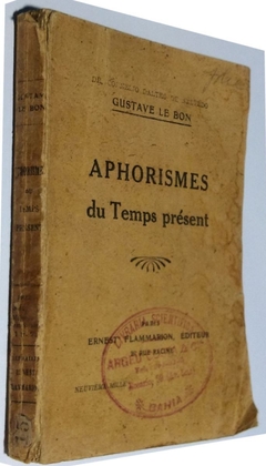 Aphorismes du Temps présent (Usado, 1919) - comprar online