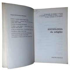 Sociologia Da Religião - F. Ferrarotti E Outros Autores - loja online