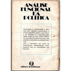 Análise Funcional da Política - Uma discussão introdutória (Usado, 1976) - comprar online