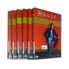 Box House 3ª Temporada Completa 6 DVD's (Usado)