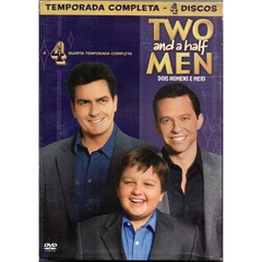 Box Two and a half Men 4ª Temporada Completa 4 DVD's (Usado, 2008)