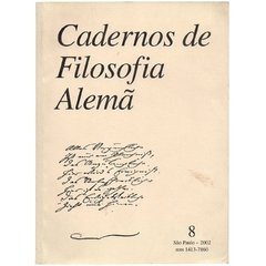 Cadernos de Filosofia Alemã nº 8 agosto 2002