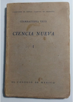 Ciencia Nueva - V. I - 1ª Edição (Usado, 1941)