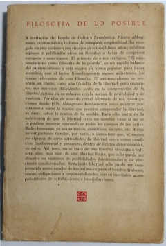 Filosofia de lo Posible (Usado, 1959) - comprar online