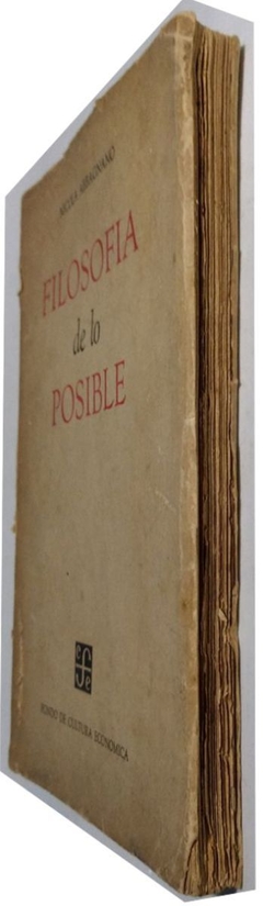 Filosofia de lo Posible (Usado, 1959) - Utilicario Livros e Utilidades