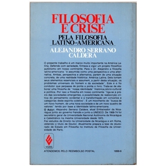 Filosofia e Crise - Pela Filosofia Latino-Americana (Usado, 1984) - comprar online